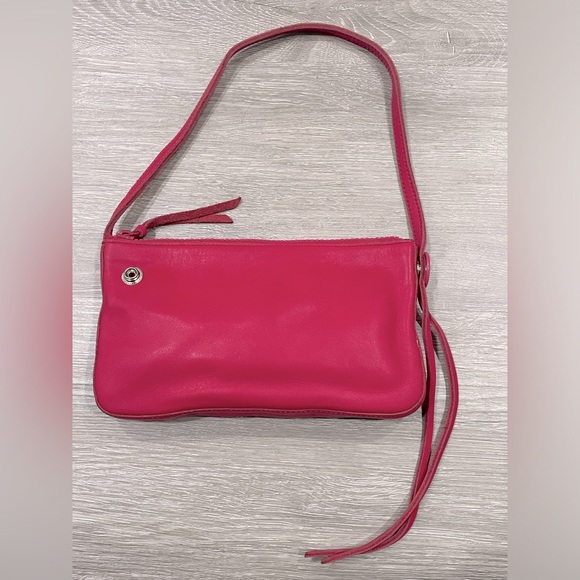 Set of two: Hugo Buscati Floral Dress sz 6 US & Vintage Gap 100% Leather Purse - Picture 7 of 8